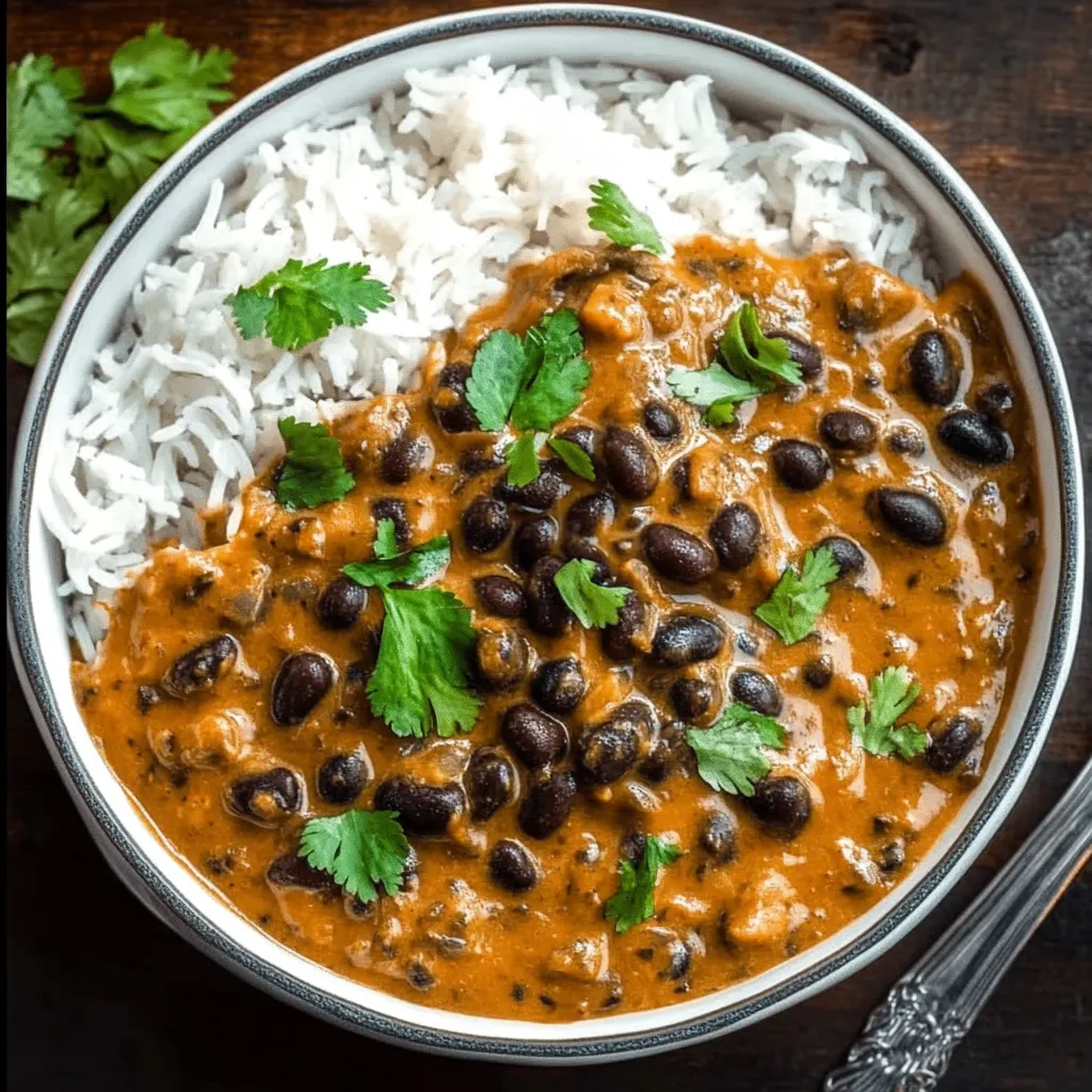 Creamy Black Bean Curry