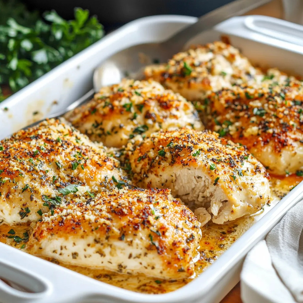 Buffalo Wild Wings Garlic Parmesan Chicken Pasta Bake