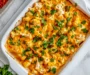 Creamy Buffalo Chicken Cauliflower Casserole