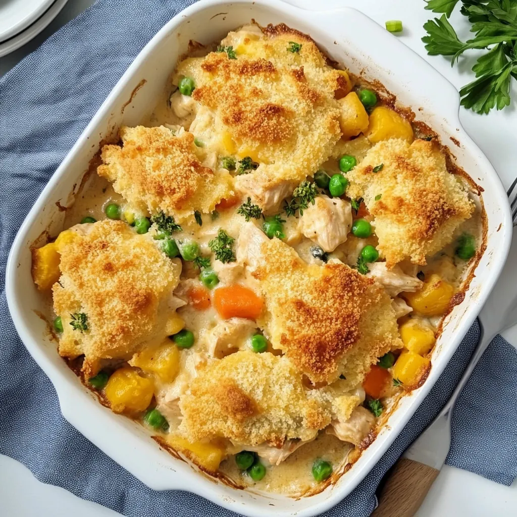 Chicken Biscuit Cobbler