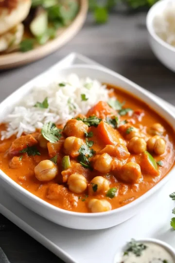Vegetarian Chickpea Tikka Masala