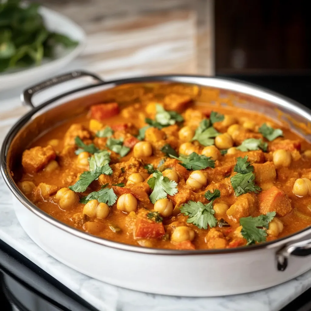 Vegetarian Chickpea Tikka Masala