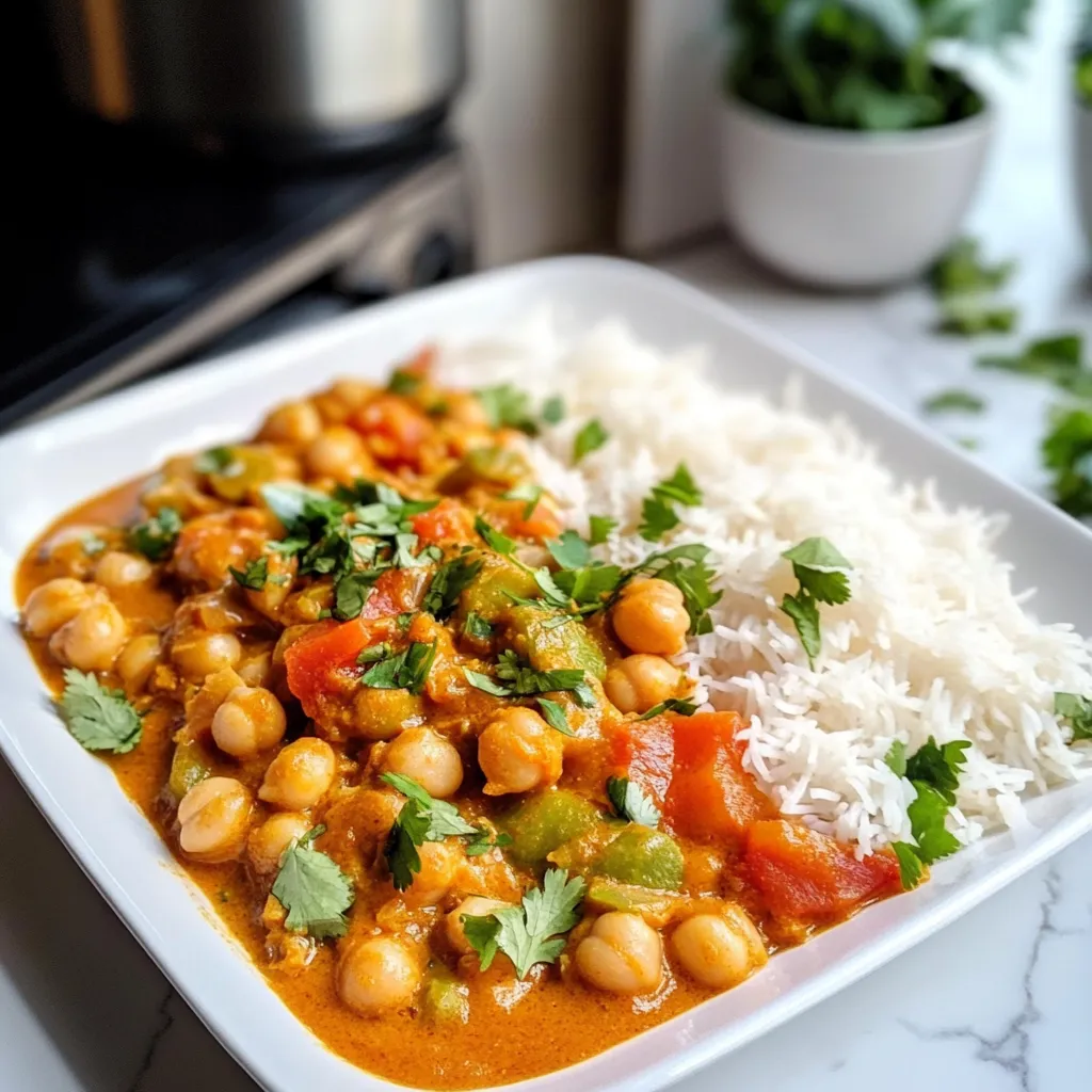 Vegetarian Chickpea Tikka Masala