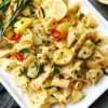 Creamy Lemon Artichoke Chicken Pasta