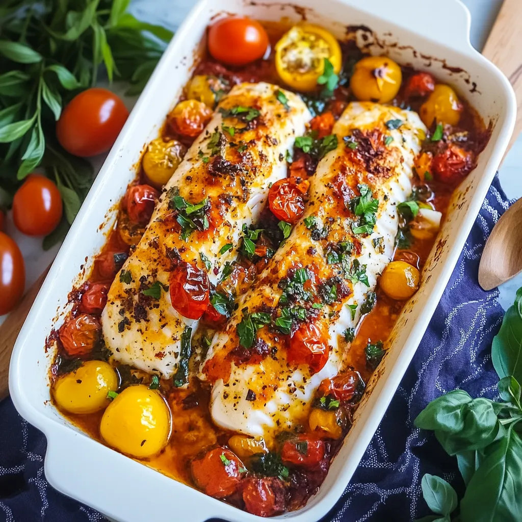 Easy Baked White Fish Recipes Mediterranean