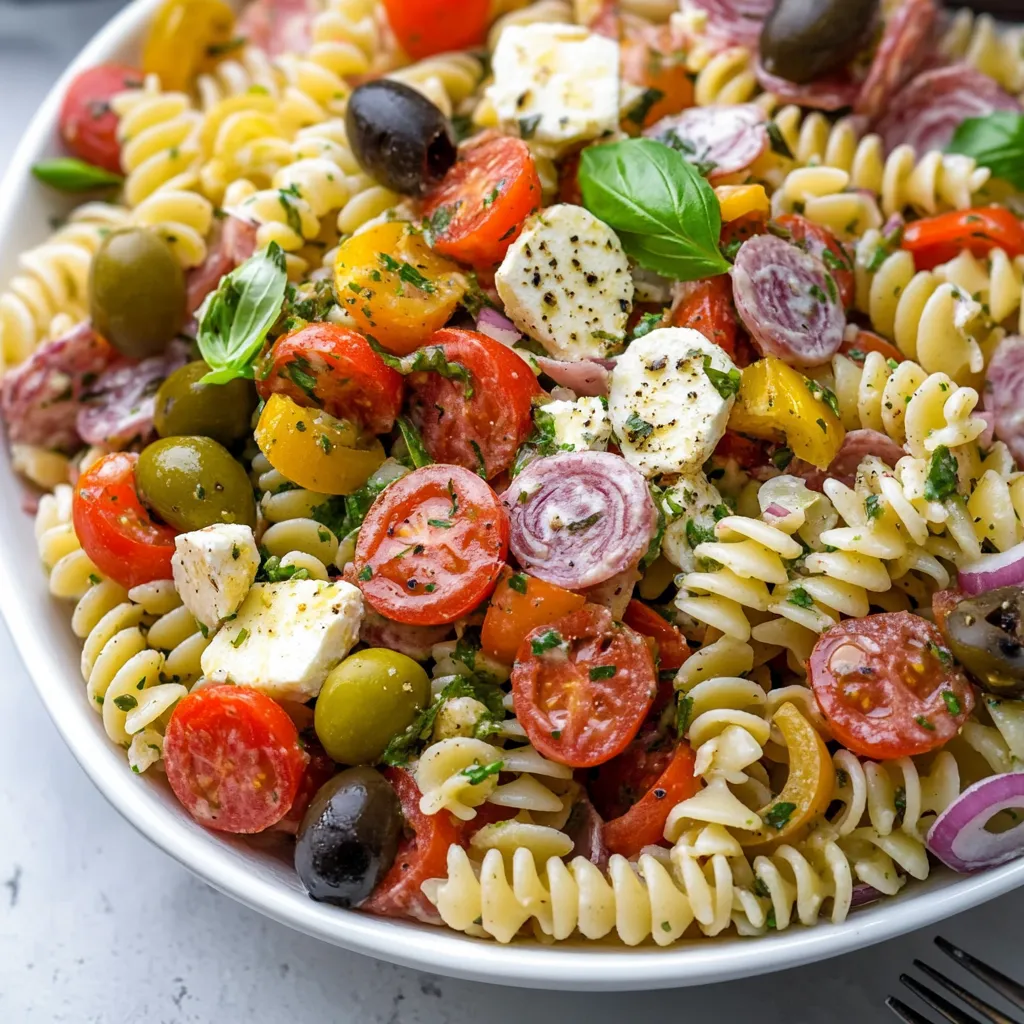 Easy Italian Antipasto Pasta Salad Dressing