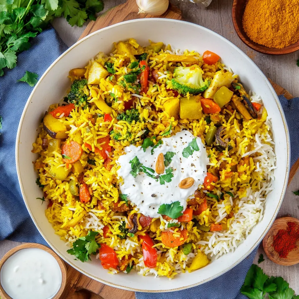 Easy Vegetable Biryani Recipe
