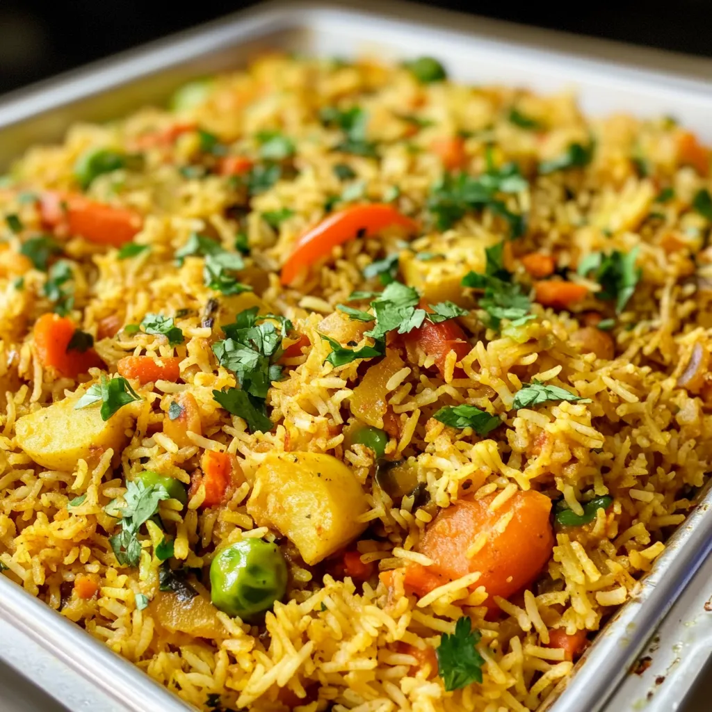 Easy Vegetable Biryani