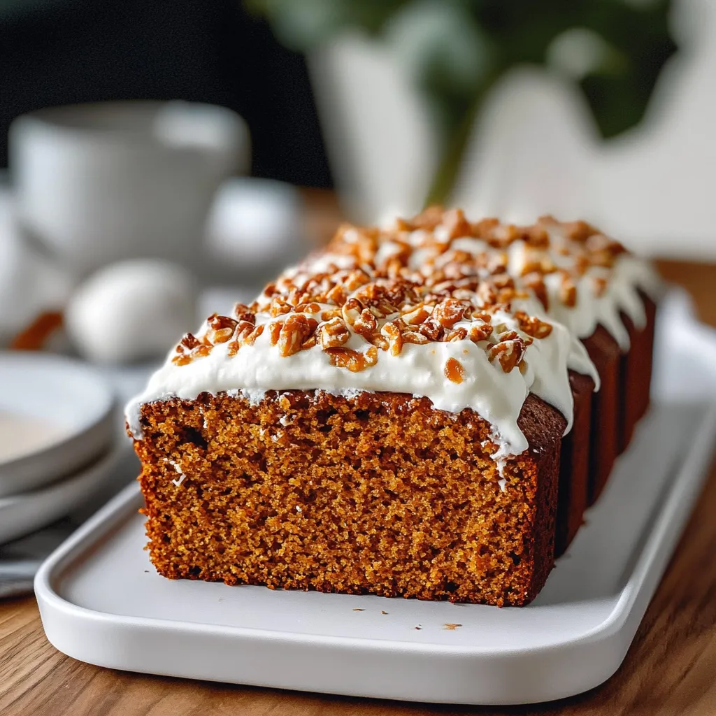 How to Make  easy Carrot Cake Loaf