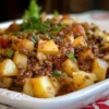 Ground Beef and Potatoes Skillet