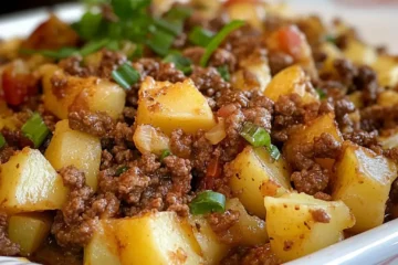 Ground Beef and Potatoes Skillet