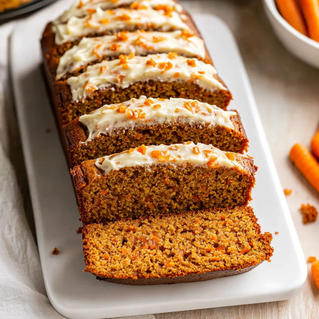 Vegan Carrot Cake Loaf