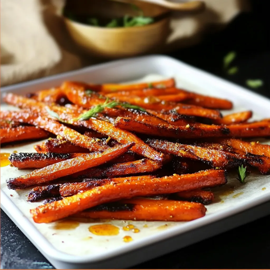 Honey Roasted Carrots Air Fryer
