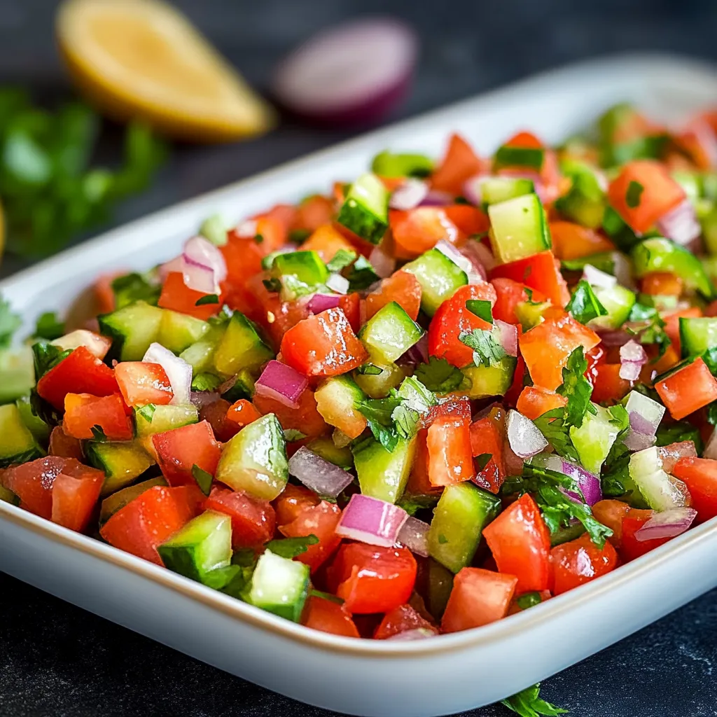 Indian Kachumber Salad Recipe