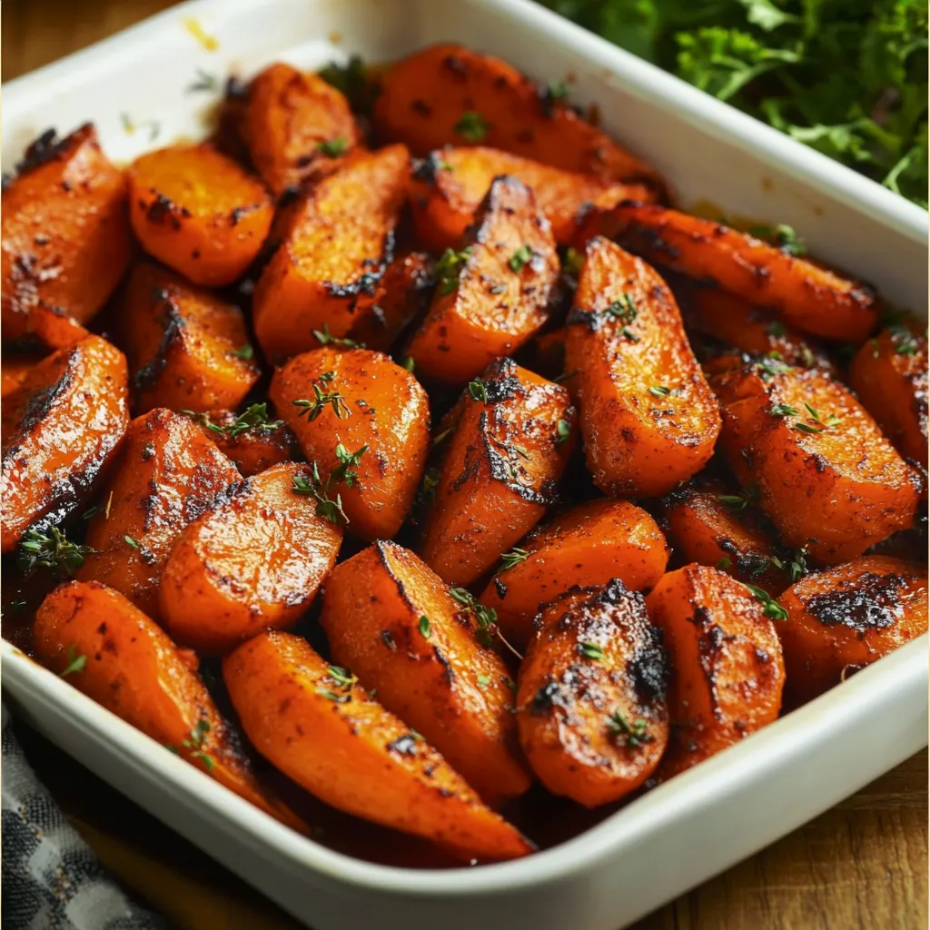Indian spiced honey roasted carrots recipe