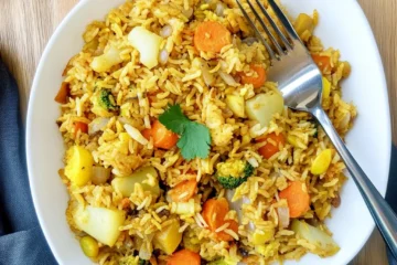 Ingredients in Easy Vegetable Biryani