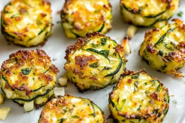 Italian-Inspired Zucchini Garlic Bites Air Fryer