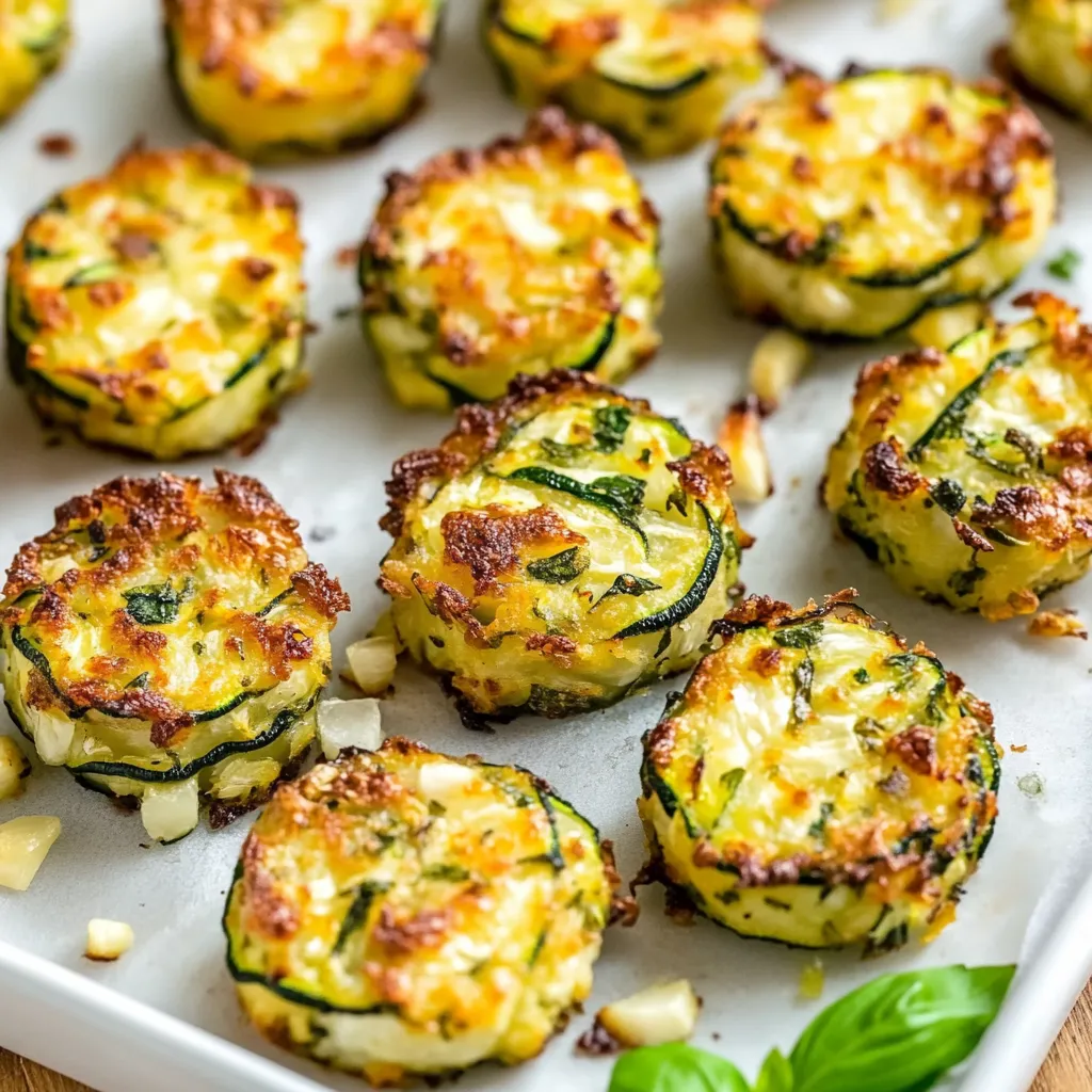 Italian-Inspired Zucchini Garlic Bites Air Fryer