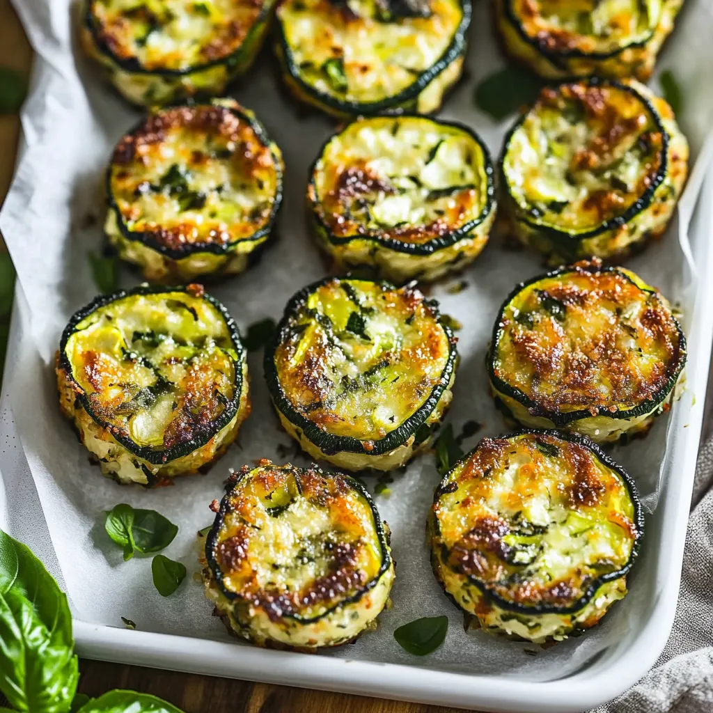 Italian-Inspired Zucchini Garlic Bites Recipe
