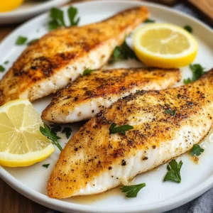 Air Fryer Tilapia Lemon Pepper