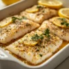 Lemony Baked Basa Fillets