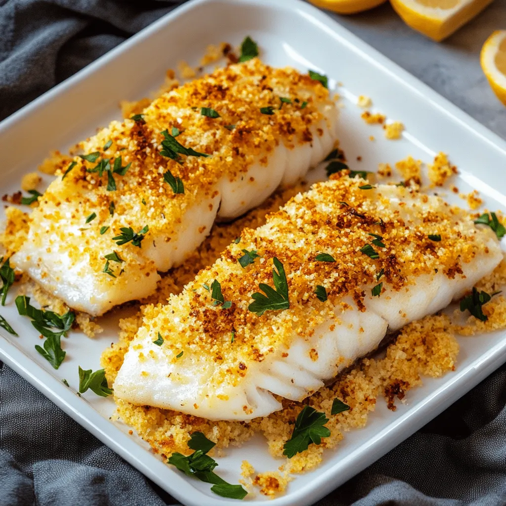 Mayonnaise and Panko Crusted Baked Fish Recipe