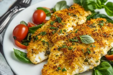 Air Fryer Parmesan Crusted Tilapia