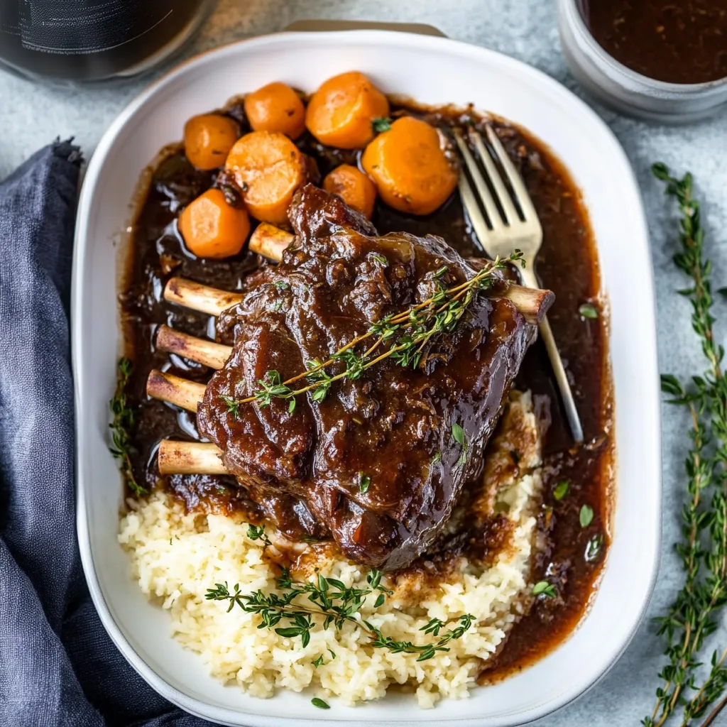 Red Wine Braised Beef Short Ribs