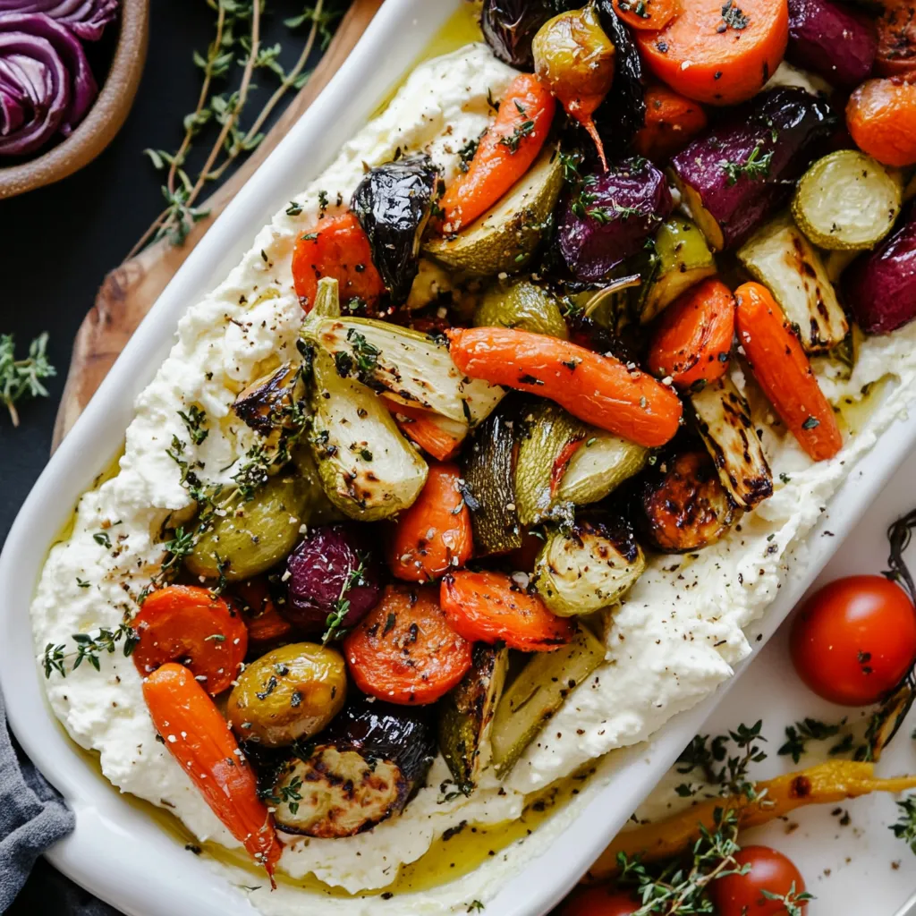 Whipped Feta and Roasted Vegetables