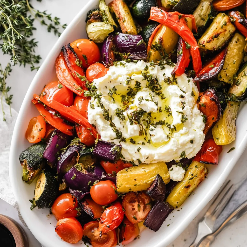 Whipped Feta and Roasted Vegetables