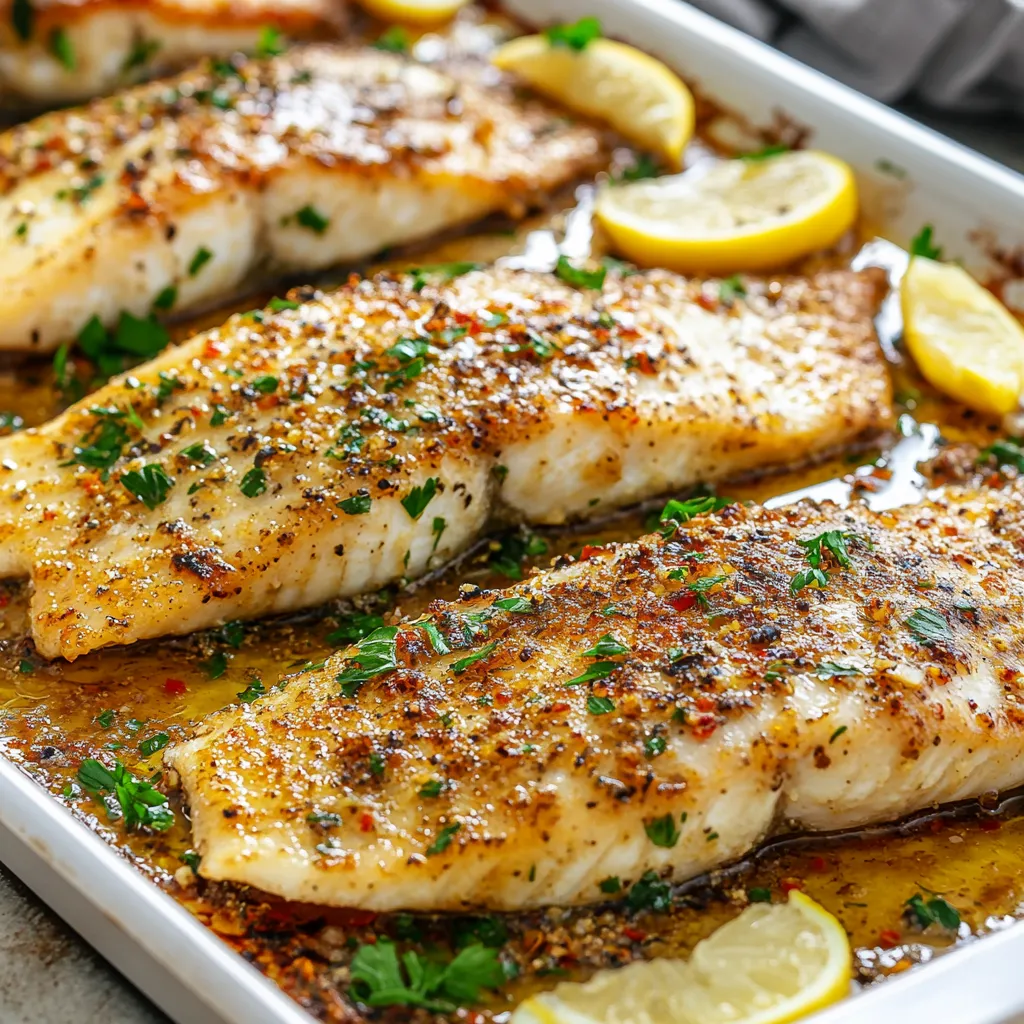 Sheet Pan Garlic Butter Tilapia Air Fryer