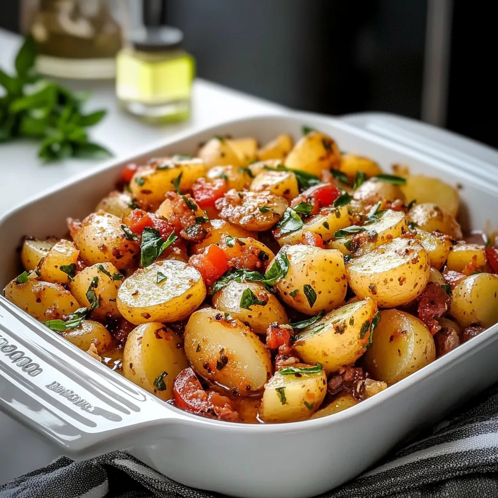 Slow Cooker Italian Potatoes Cooktop Cove
