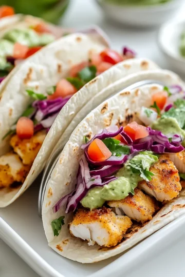 Tilapia Fish Tacos