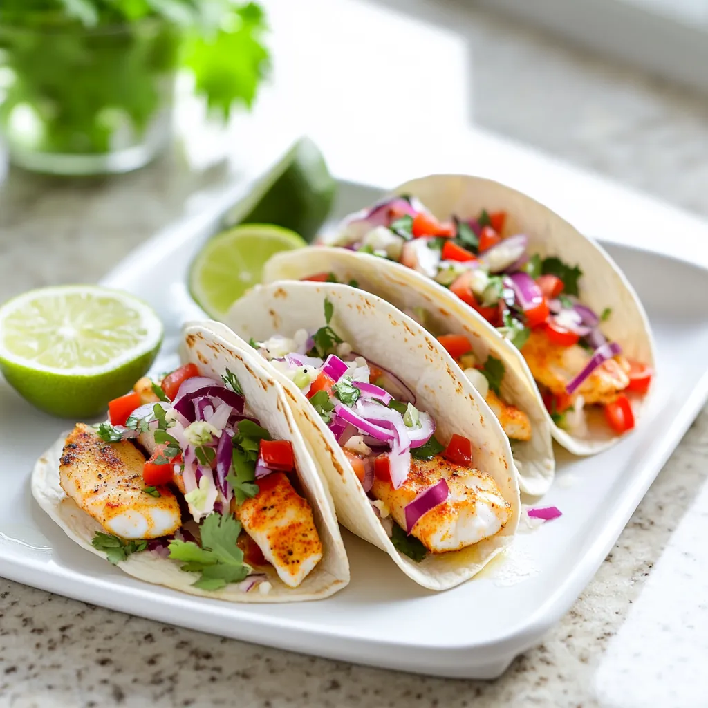 Tilapia Fish Tacos