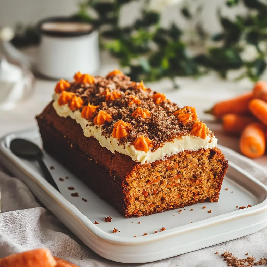 How to Make Vegan Carrot Cake Loaf