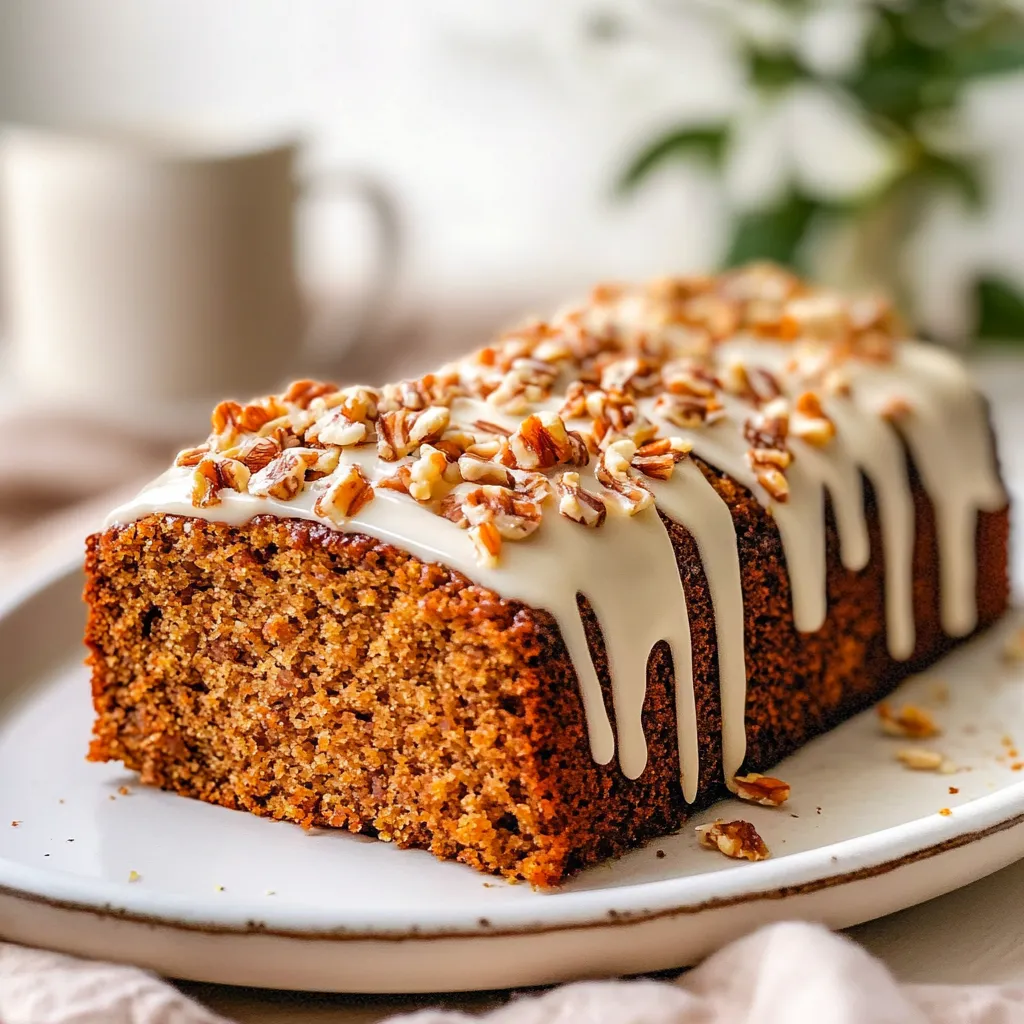 How to Make Vegan Carrot Cake Loaf