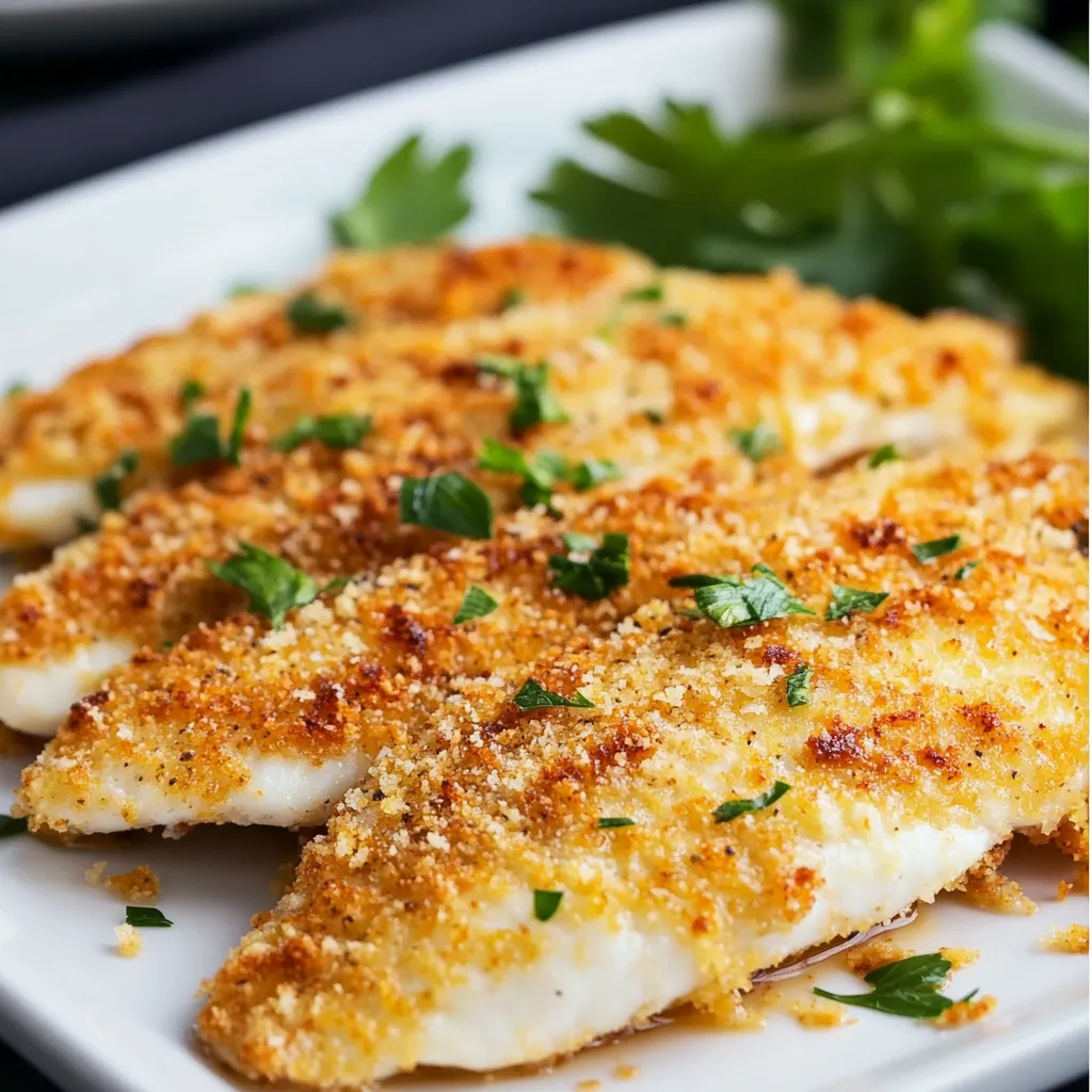 Air Fryer Parmesan Crusted Tilapia