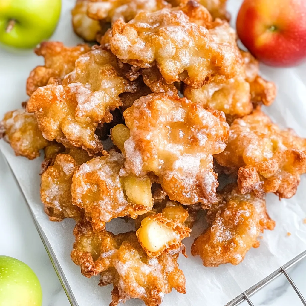 Air Fryer Apple Fritters