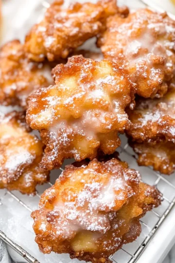 Air Fryer Apple Fritters