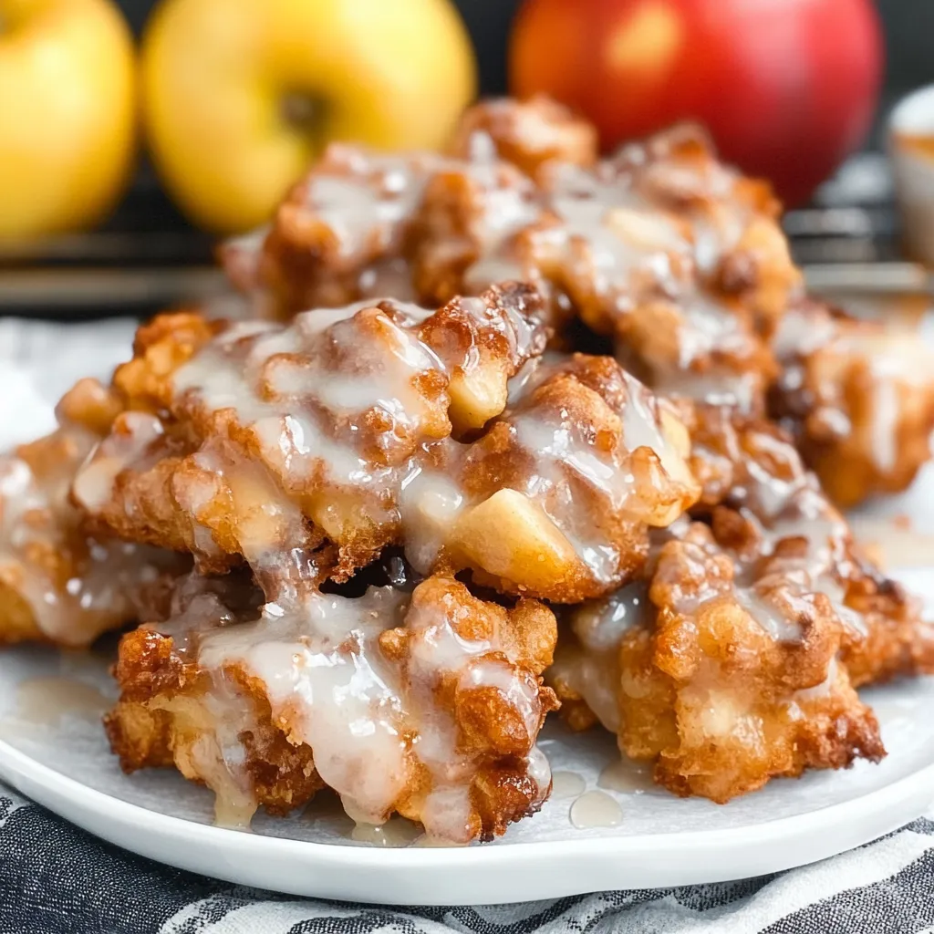 Air Fryer Apple Fritters