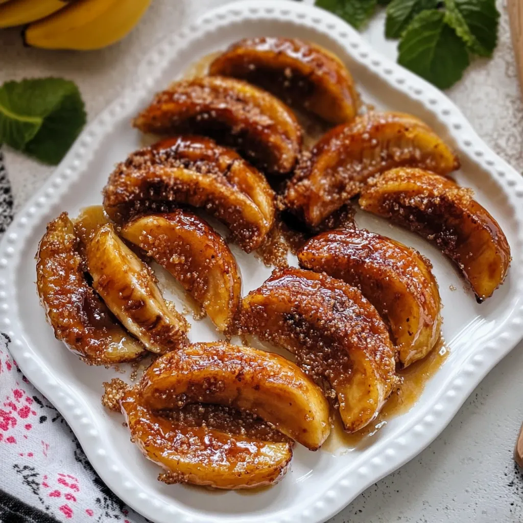 Air Fryer Caramelized Bananas