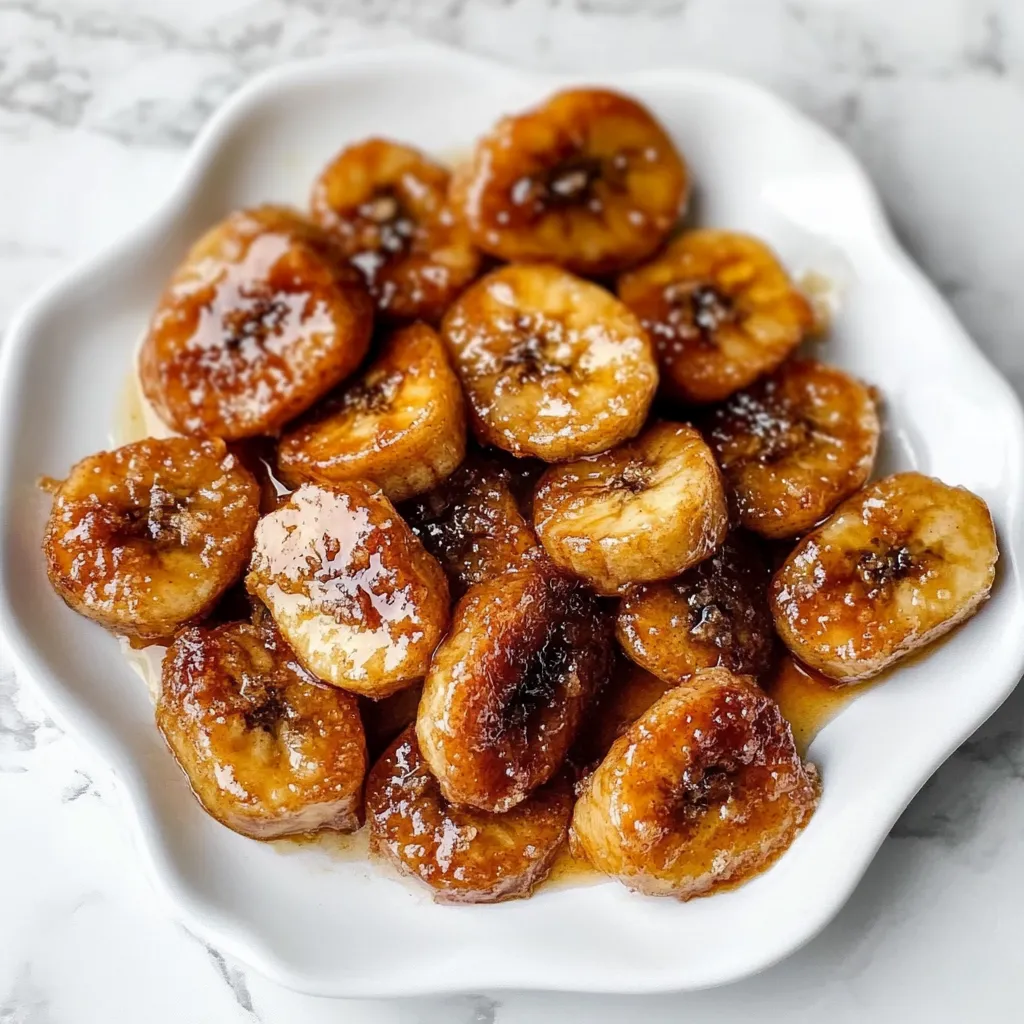 Air Fryer Caramelized Bananas