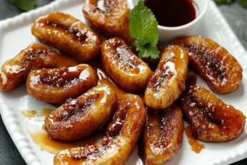 Air Fryer Caramelized Bananas