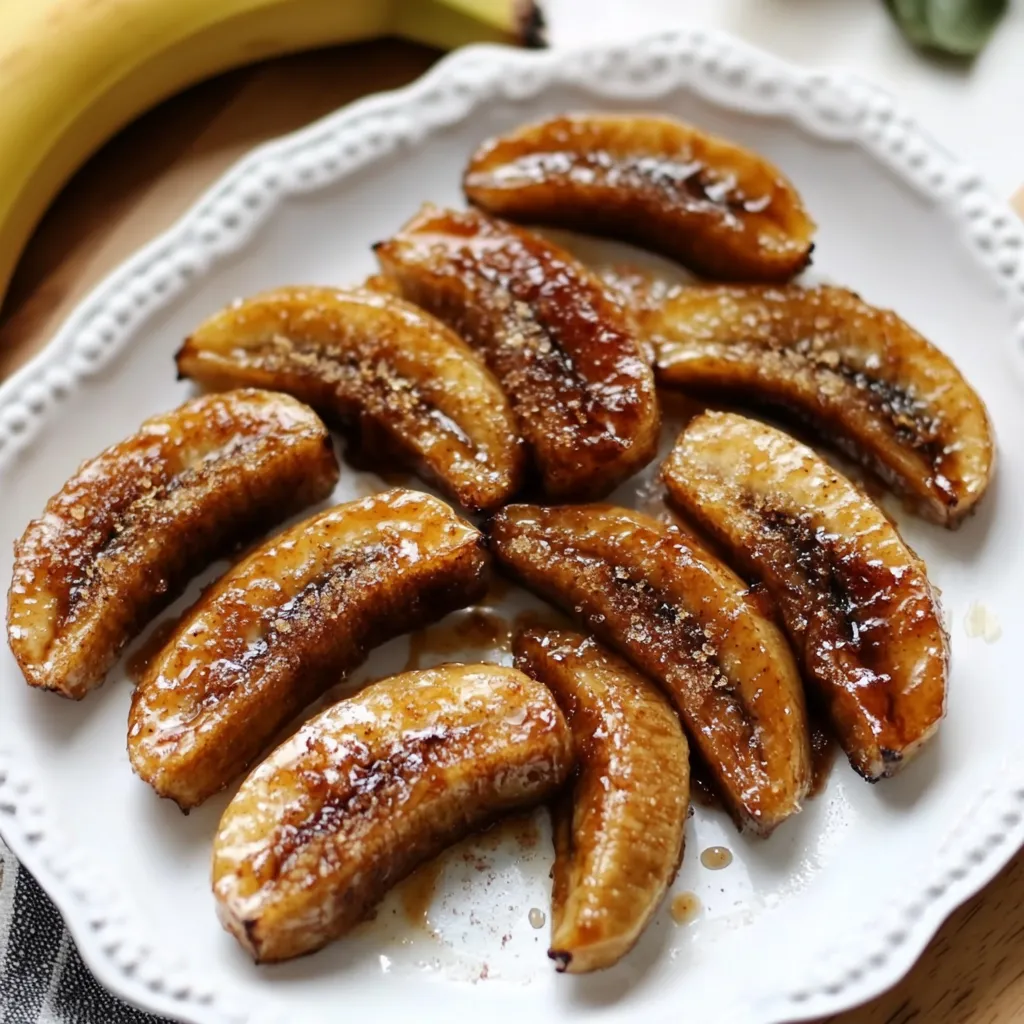 Air Fryer Caramelized Bananas