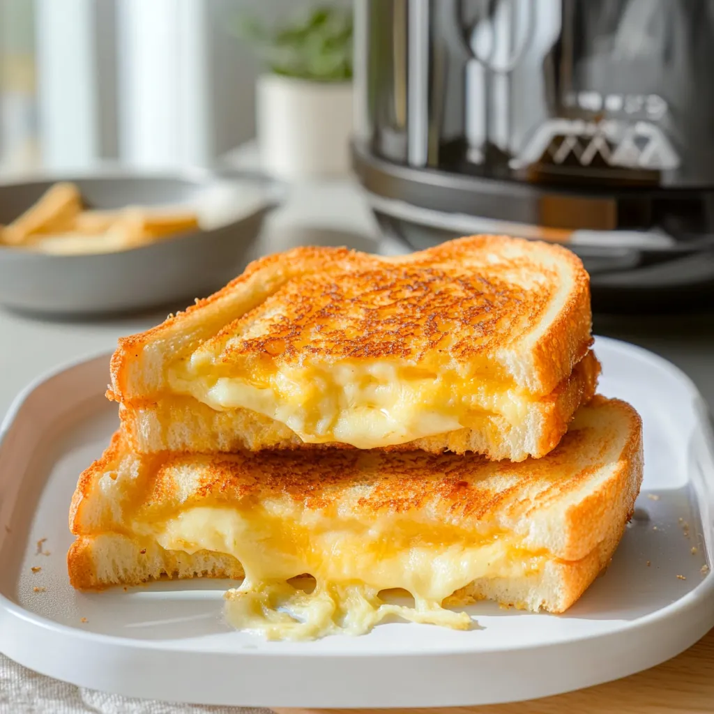 Air Fryer Grilled Cheese