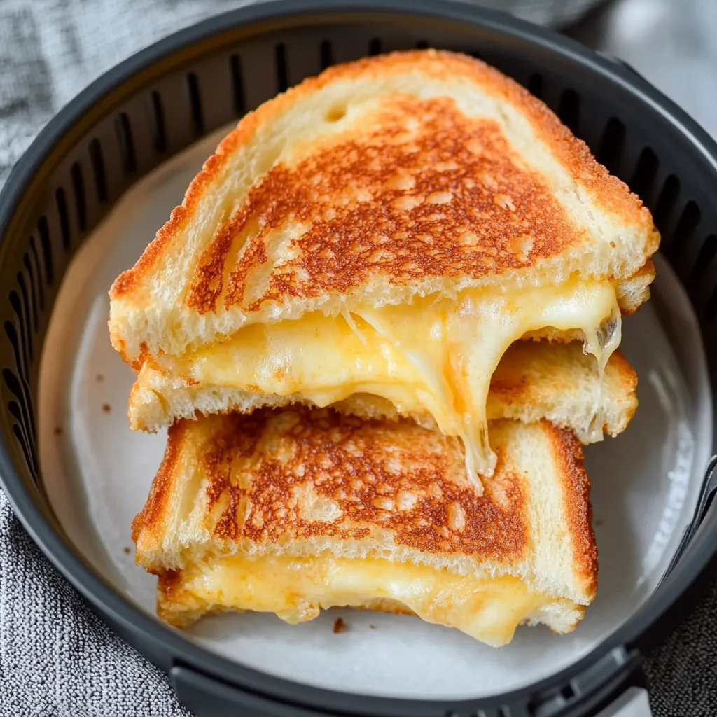 Air Fryer Grilled Cheese