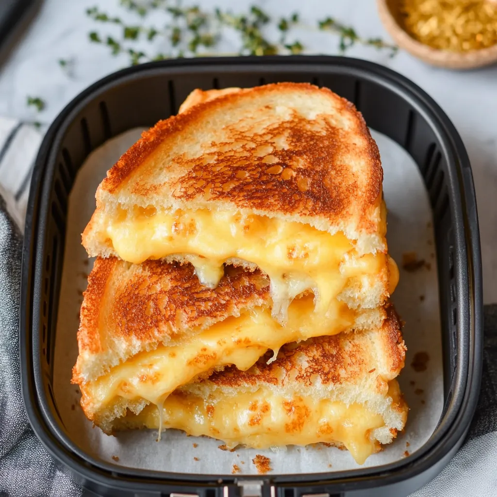 Air Fryer Grilled Cheese