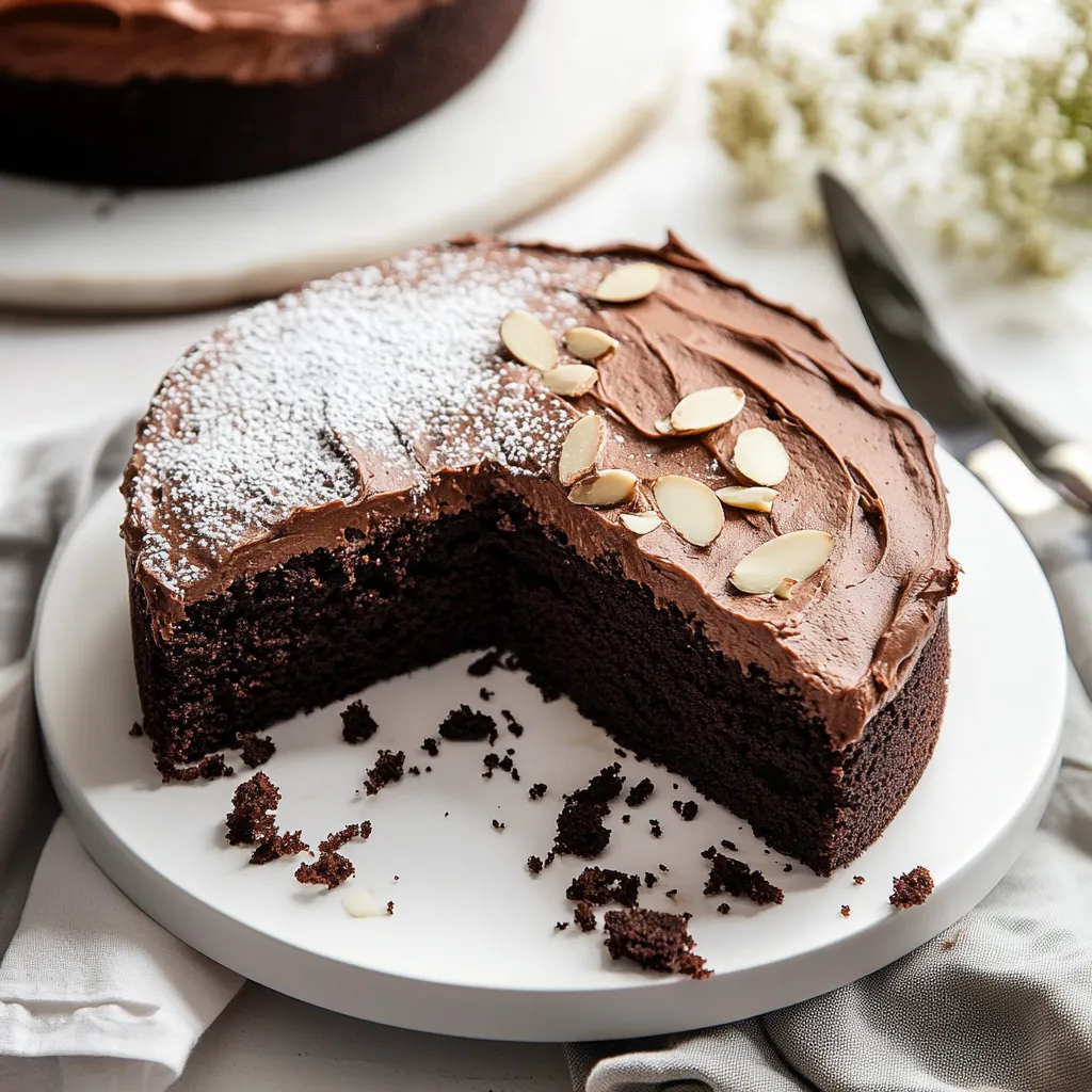 Almond Flour Chocolate Cake