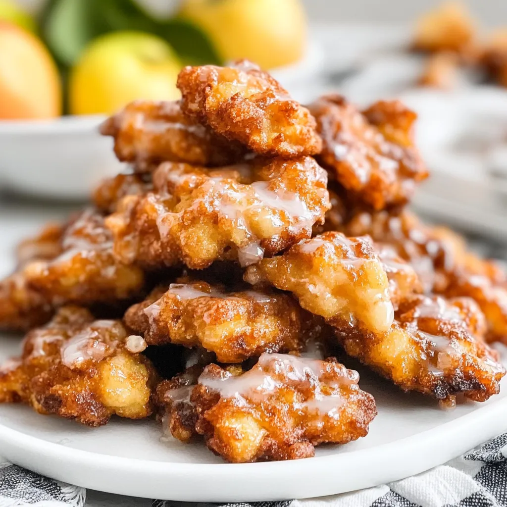 Air Fryer Apple Fritters