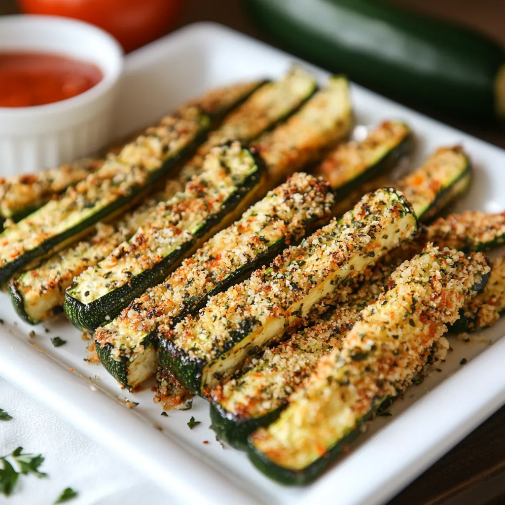 Crispy Baked Keto Zucchini Fries